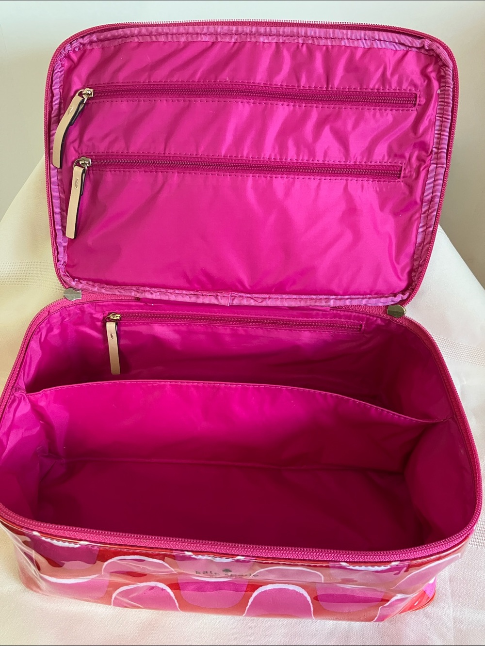 💐Kate Spade East West Heddy OpArt Makeup Case Set - Picture 7 of 13